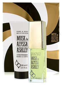 Alyssa Ashley Lote MUSK Eau de toilette Vaporizador 50 ml + Loción corporal y de manos 100 ml
