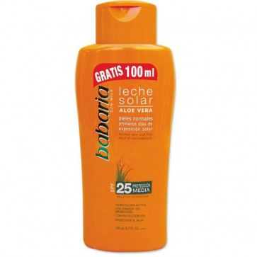 Babaria Aloe Vera Leche Solar SPF 25 300 ml