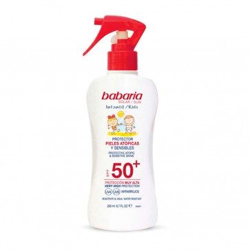 Babaria Spray SPF50+ Pieles Atópicas y Sensibles 200 ml