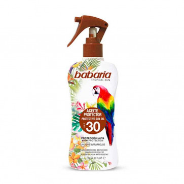 Babaria Tropical Sun Aceite Protector SPF30 200 ml