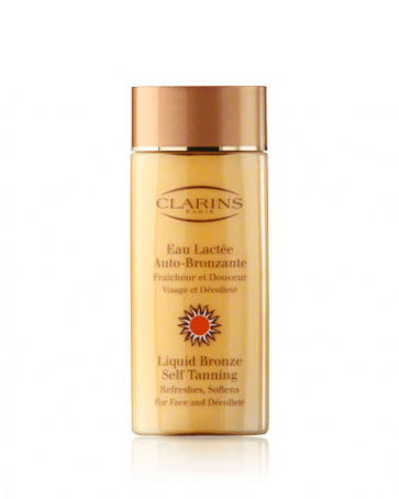 Clarins Eau Lactée Auto-Bronzante Visage Décolleté Leche autobronceadora rostro y escote 125 ml