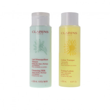 Clarins Lote DUO DEMAQUILLANT PEUX NORMALES OU SECHES Set de limpieza facial