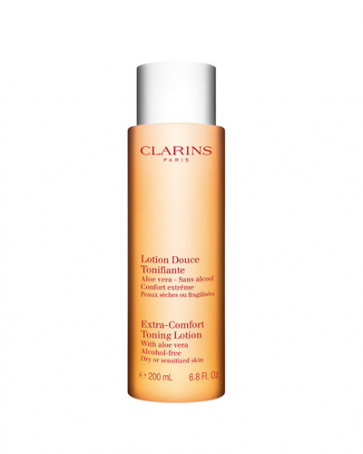 Clarins LOTION DOUCE TONIFIANTE Sans Alcool Confort extreme Loción tonificante pieles secas 200 ml