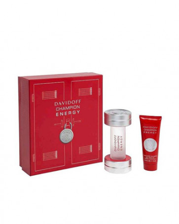 Davidoff Lote CHAMPION ENERGY Eau de toilette Vaporizador 50 ml + Gel de baño 75 ml