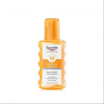 Eucerin Sensitive Protect Sun Body Oil Control dry touch transparent spray SPF50+ 200 ml