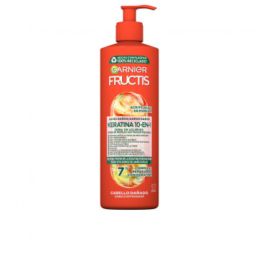 Garnier Fructis Keratina 10-en-1 crema sin aclarado 400 ml