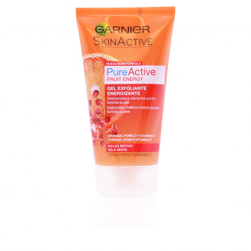 Garnier Skinactive Pure Active Gel exfoliante energizante Piel mixta 150 ml