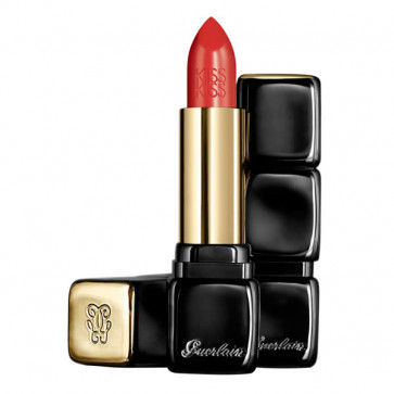 Guerlain KISSKISS Le Rouge Creme Galbant - 345 Orange Fizz