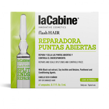 La Cabine Flash Hair Reparadora Puntas Abiertas Ampoules 7 ud