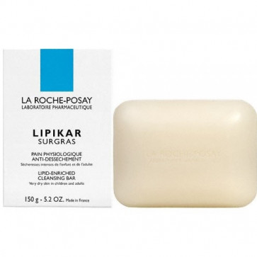 La Roche-Posay Lipikar Surgras Pain Physiologique Anti-Dessechement Pastilla de jabón 150 g