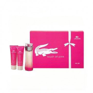 Lacoste Lote TOUCH OF PINK Eau de toilette Vaporizador 50 ml + Loción corporal 50 ml + Gel de ducha 50 ml