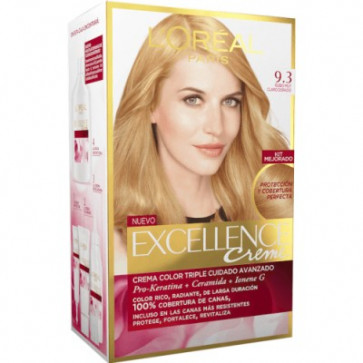 L'Oréal Excellence Creme - 9,3 Rubio claro claro dorado