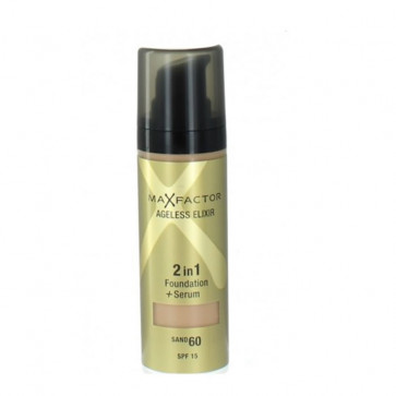 Max Factor Ageless Elixir Miracle 2 in 1 Foundation + Serum - 60 Sand