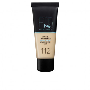 Maybelline Fit Me Matte+Poreless Foundation - 112 Soft beige 30 ml