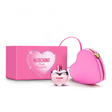 Moschino Lote PINK BOUQUET Eau de toilette Vaporizador 50 ml + Loción corporal 50 ml + Bolso y máscara para dormir