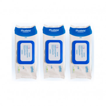 Mustela Lote Toallitas Dermo-suavizantes 3 x 70 unidades