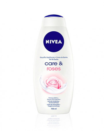 Nivea CARE & ROSES Gel de ducha 750 ml