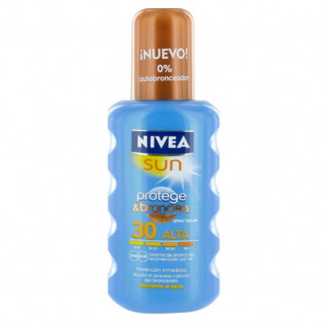 Nivea Sun Protege & Broncea Leche Solar Spray SPF30 200 ml