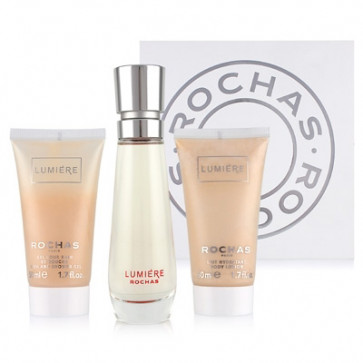 Rochas Lote LUMIERE Eau de toilette Vaporizador 50 ml + Leche hidratante 50 ml + Gel 50 ml