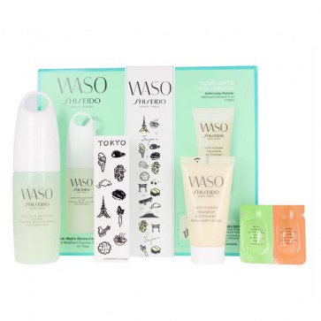 Shiseido Lote WASO QUICK MATTE MOISTURIZER OIL FREE Set de cuidado facial