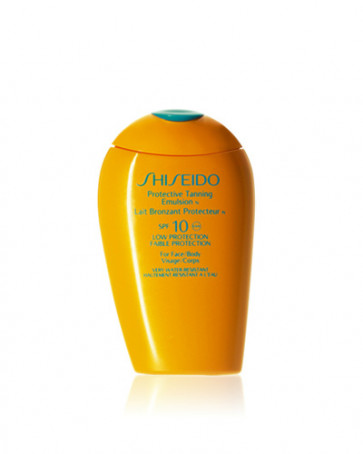 Shiseido PROTECTIVE TANNING Emulsion SPF 10 Protector solar en loción 150 ml