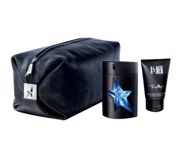 Thierry Mugler Lote A MEN Eau de toilette Vaporizador 50 ml + Shampoo 50 ml + Bolsa