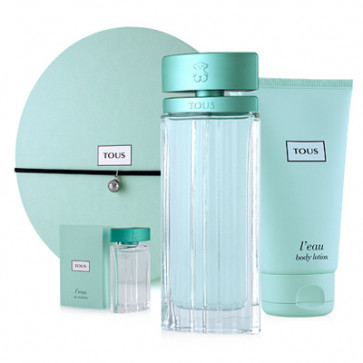 Tous Lote L'EAU Eau de toilette Vaporizador 90 ml + Loción Corporal 150 ml + Mini 4 ml