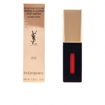 Yves Saint Laurent Rouge pur Couture Vernis à Lèvres Pop Water - 202 Rouge