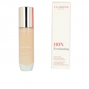 Clarins Everlasting Teint Mat Haute Tenue & Hydratation - 110N Honey