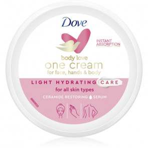 Dove Light Hydrating Cream Crema corporal hidratante 250 ml