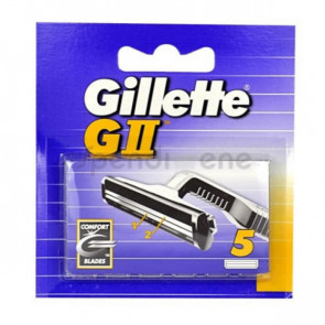 Gillette G-II Cuchillas de Recambio 5 u