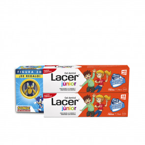 Lacer Lote Gel Dental Junior Fresa Set de cuidado bucal