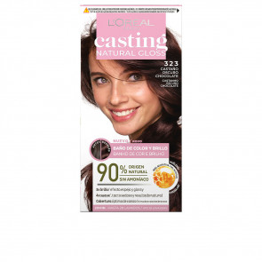 L'Oréal Casting Natural Gloss - 323 Castaño oscuro chocolate