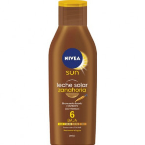 Nivea Leche Solar zanahoria Bronceado intenso SPF6 200 ml