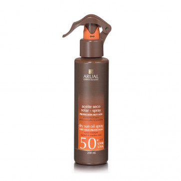Arual Spray Protector Solar Aceite Seco SPF50+ 200 ml