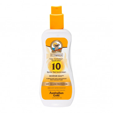 Australian Gold Sunscreen SPF10 Spray Gel 237 ml