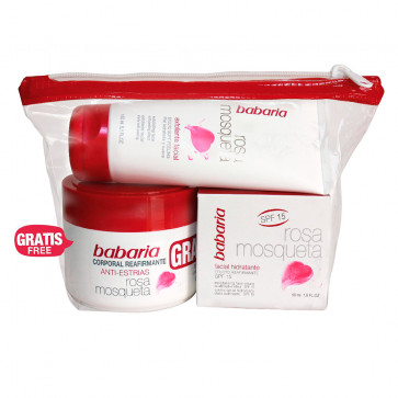 Babaria Cofanetto Rosa Mosqueta Set per la cura del viso