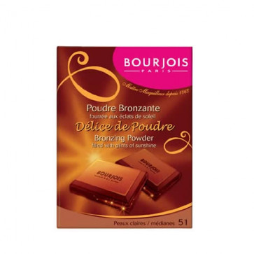 Bourjois DÉLICE DE POUDRE Bronzing Powder 51 Peaux Claires