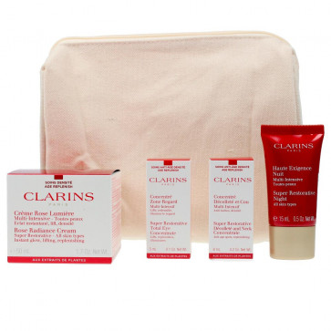 Clarins Lote MULTI-INTENSIVE CRÈME ROSE Set de cuidado facial