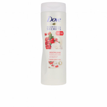 Dove NOURISHING SECRETS REVITALISING GOJI BERRIES AND CAMELIA OIL Loción corporal 400 ml