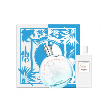 Hermès Lote EAU DES MERVEILLES BLEUE Eau de toilette