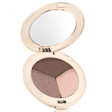 Jane Iredale PUREPRESSED Eyeshadow Triple Cognac Brown Sugar