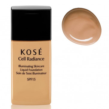 Kosé CELL RADIANCE Illuminating Liquid Foundation 202 Medium Beige 30 ml