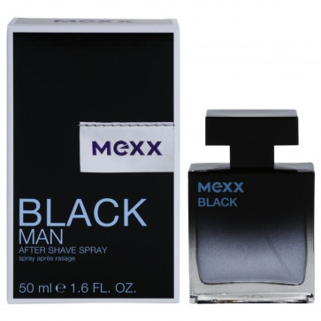 Mexx BLACK MAN Aftershave spray 50 ml