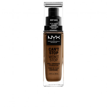 NYX Can't Stop Won't Stop Full coverage foundation - Deep sable