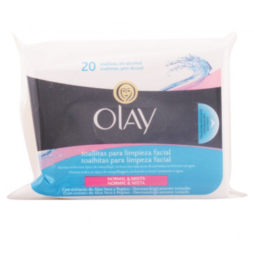 Olay Essentials Daily Facial Cloths Sensitive - Piel Normal 20 ud