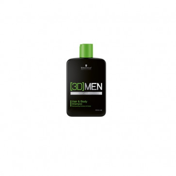 Schwarzkopf 3D Men Hair Body Shampoo 250 ml