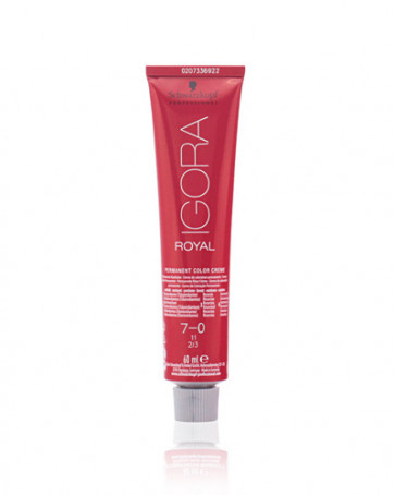 Schwarzkopf IGORA ROYAL 7-0 Crema de coloración permanente 60 ml