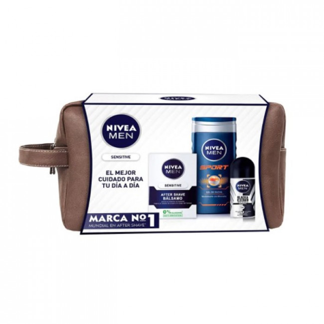 NIVEA MEN Sensitive Kit Cofanetto Regalo Uomo, Confezione con