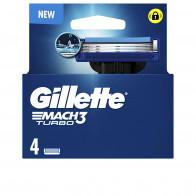 Gillette Mach 3 Turbo [Refil] 4 ud